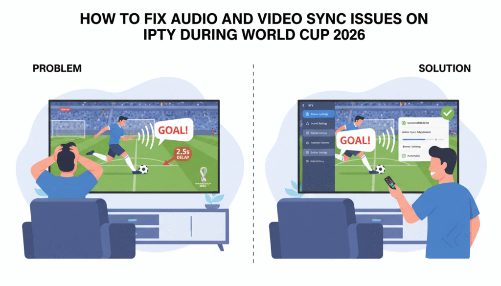 How to Fix Audio and Video Out of Sync on IPTV During the World Cup 2026