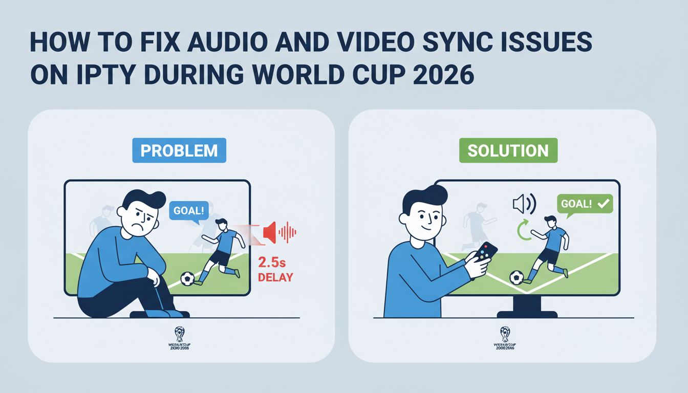 How to Fix Audio and Video Out of Sync on IPTV During the World Cup 2026