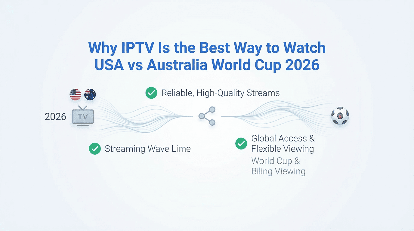 Why IPTV Is the Best Way to Watch USA vs Australia World Cup 2026